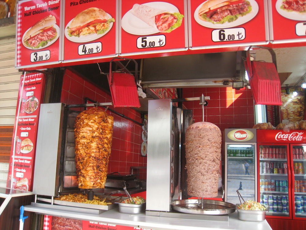 Donner kebab in Istanbul