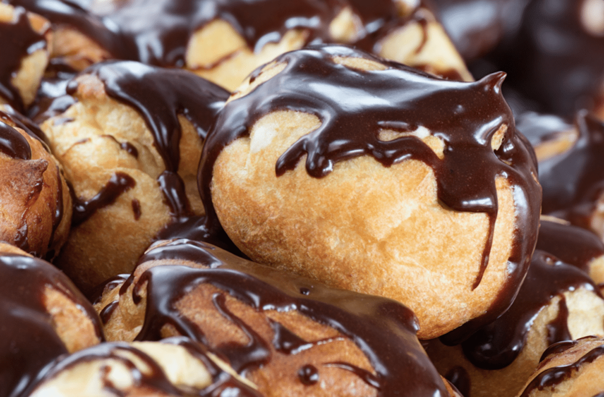 Choux A La Creme Also Known As Profiteroles