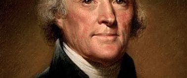Food Travelist Thomas Jefferson by Rembrandt Peale