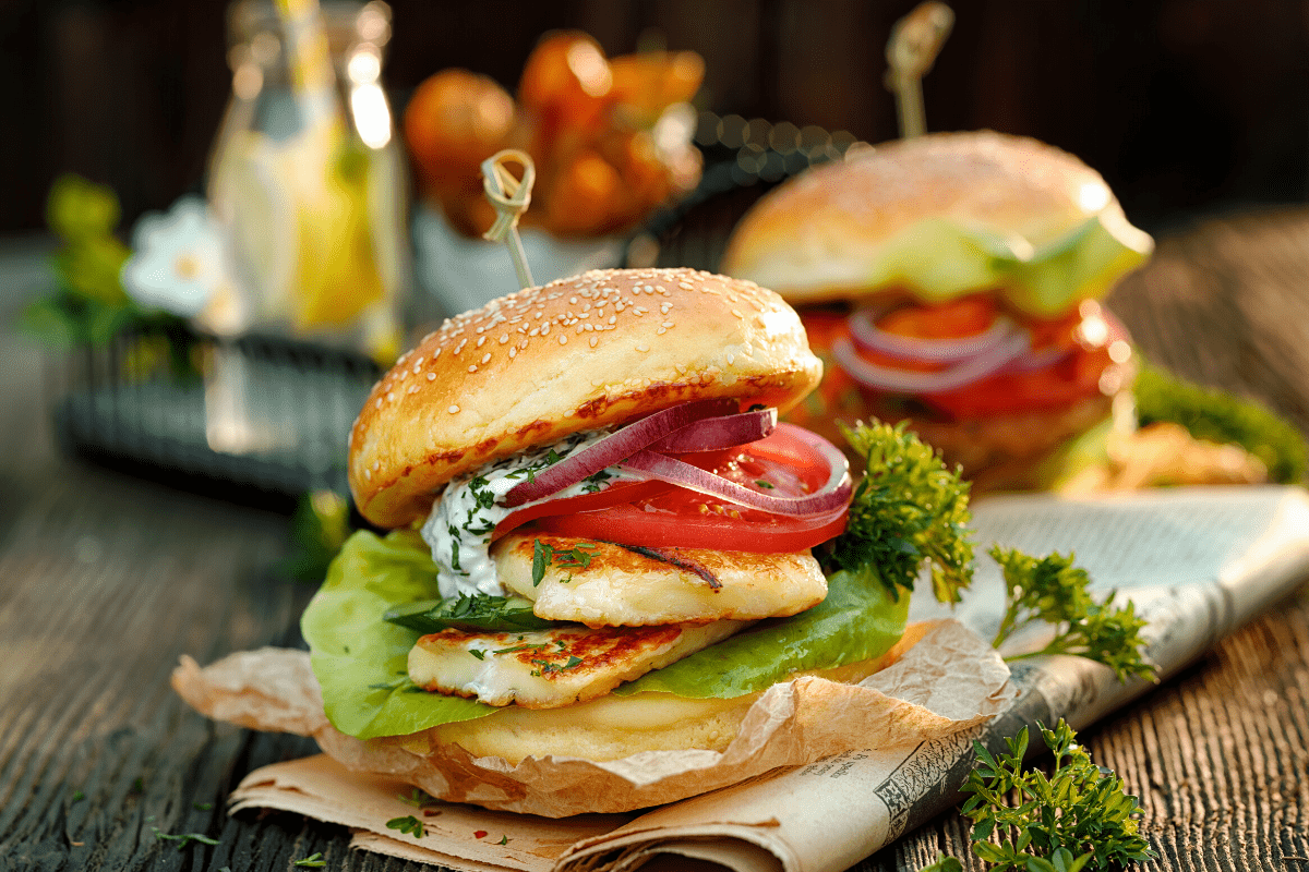 Halloumi Burger