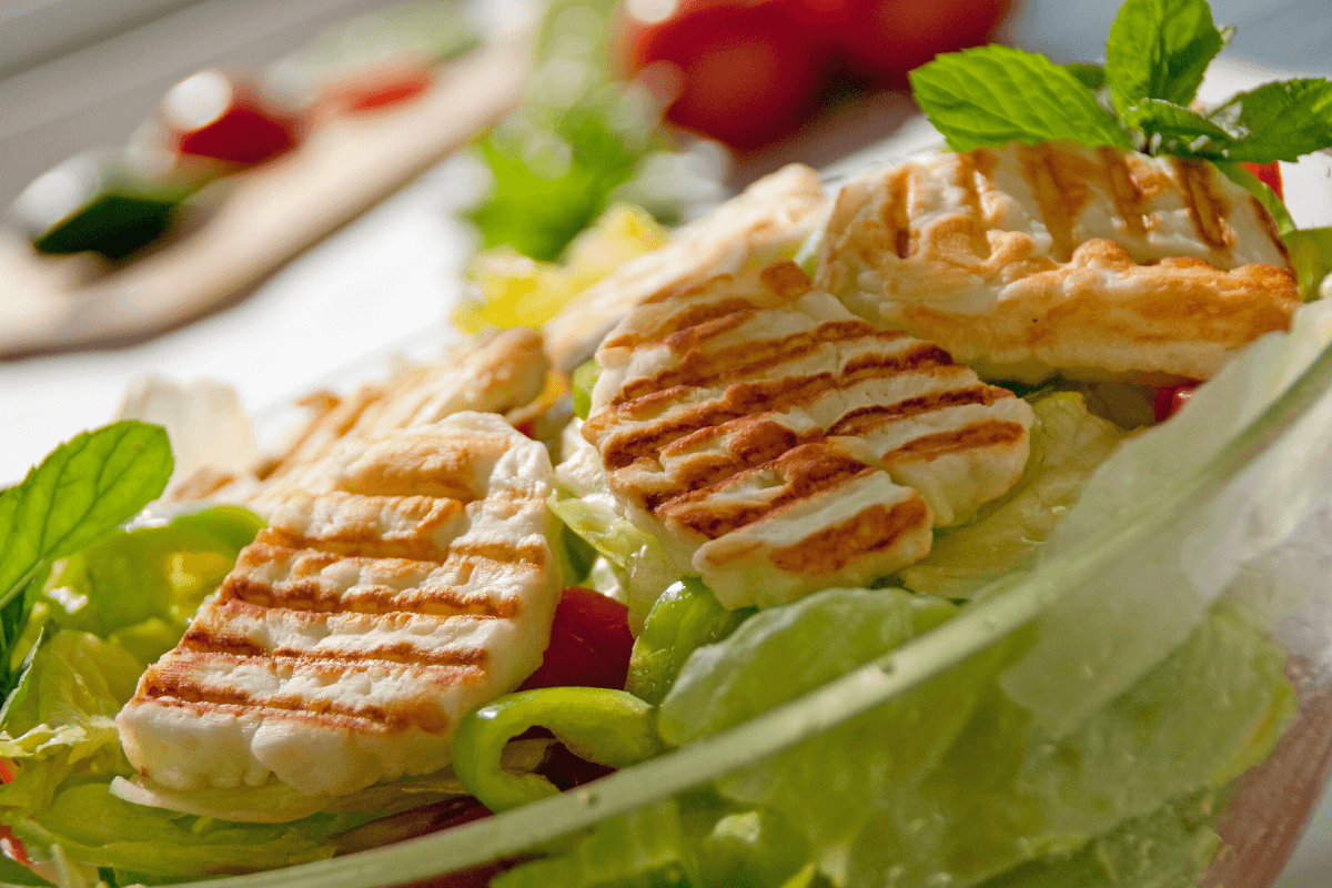 Grilled Halloumi Salad