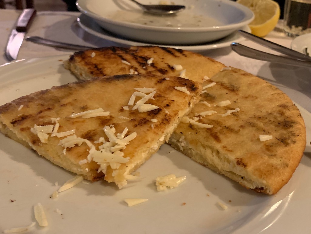 Cheese filled pita