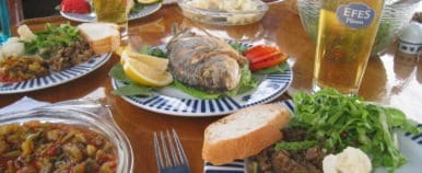 Food Travelist Boating In Bodrum Lunch Feast