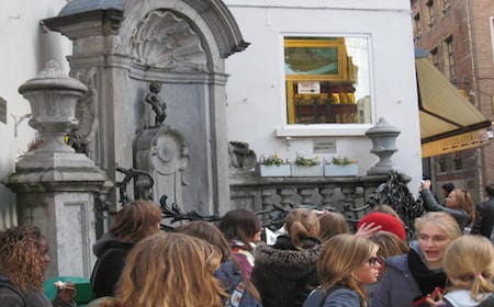 Food Travelist Brussels Belgium Manneken-Pis Tiny But Mighty