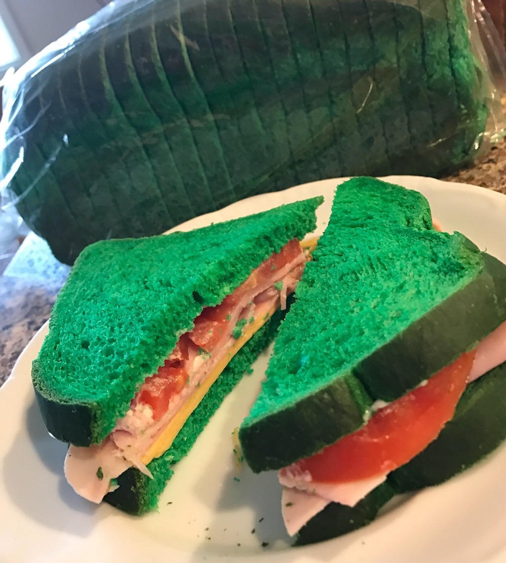 Green Bread for St. Patricks Day from Reuter Bakery