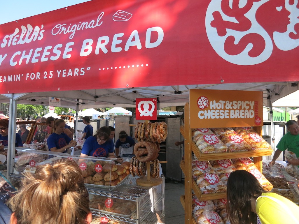 Stellas Spicy Cheese Bread Dane County Market Food Travelist