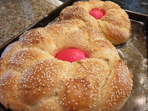 Food Travelist Greek Easter Bread