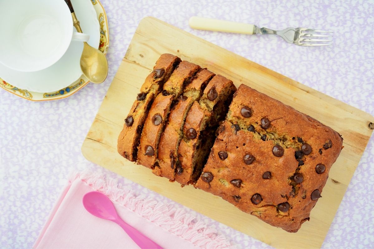 banana chocolate chip bread