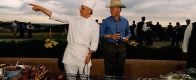 Chef Moeller and Clinton