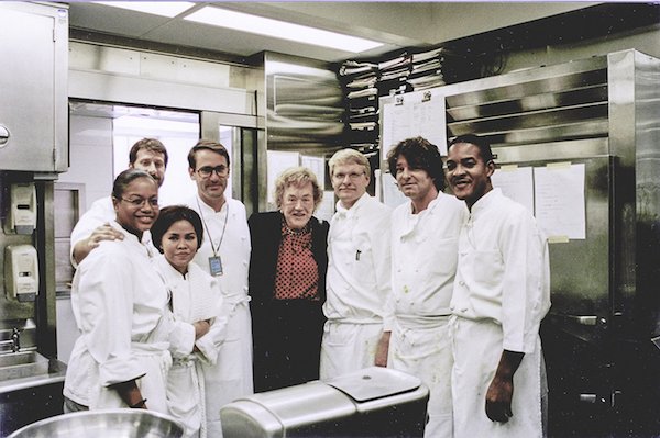 Julia Child with the White House Kitchen Team