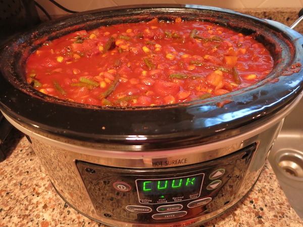 Set it and forget it Slow Cooker Chili