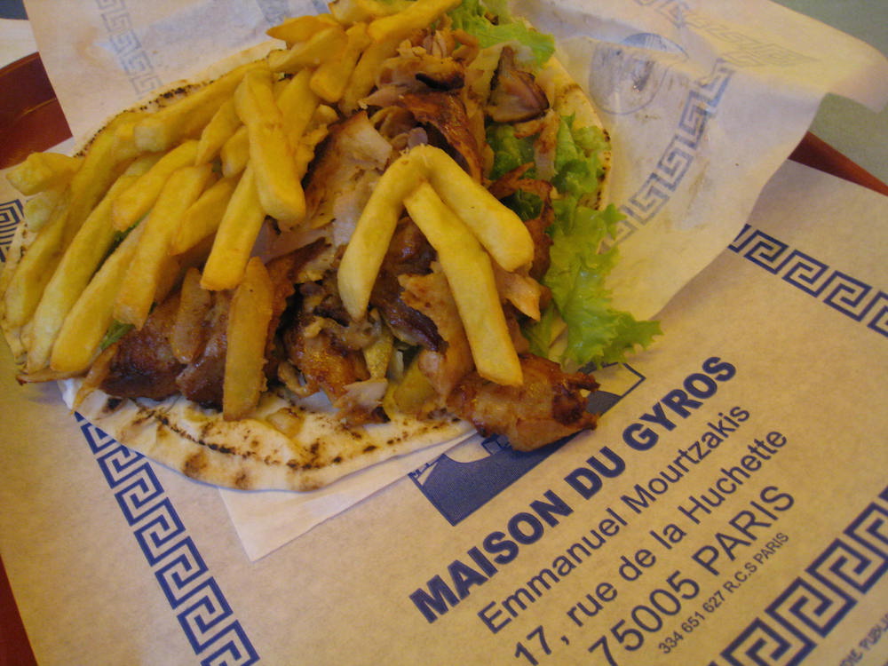 Extra Pita Greek Gyros in The Latin Quarter In Paris Food Travelist 10 Things You Must Do in Paris