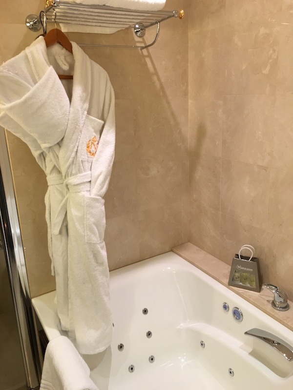 Luxurious Bathroom at Hotel Napoleon Paris