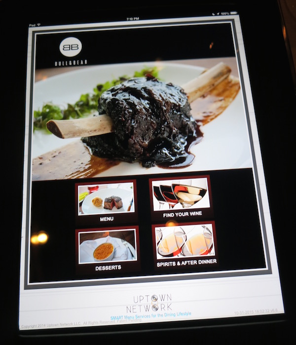 Bull and Bear IPad Menu