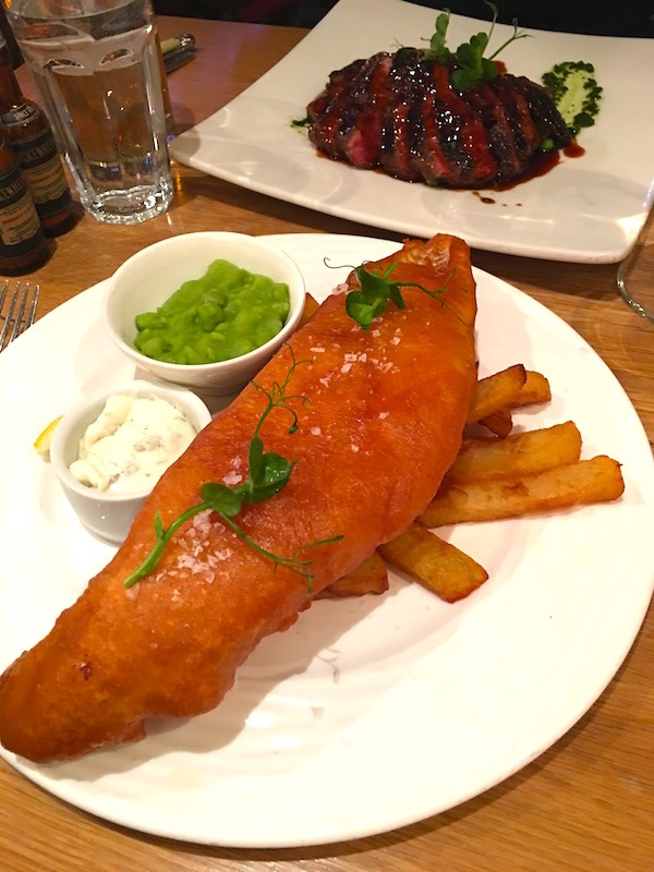 Fish and Chips at The Jumble Room 