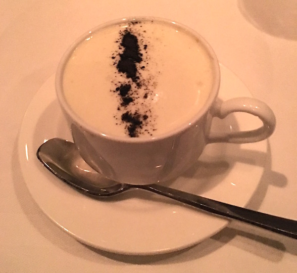 Potato Cappucino At Bull & Bear Orlando