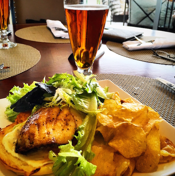 Grouper Sandwich Clubhouse Grille at the Waldorf Astoria 