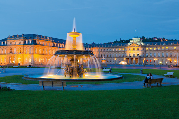 Neues Schloss, Schlossplatz, Stuttgart, Baden-Württemberg, Deutschland