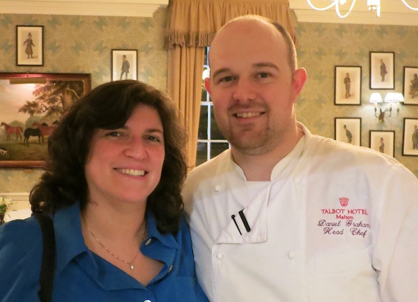 Chef Daniel Graham from The Wentworth Restaurant at the Talbot Hotel in Malton.