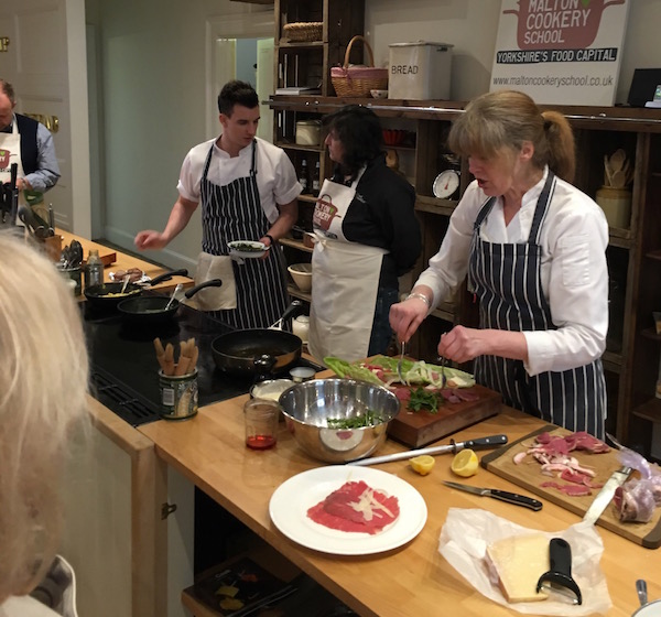 Malton Cookery School Gilly and Diana