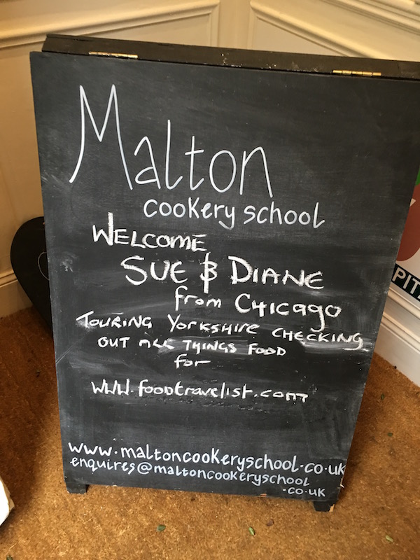 Malton Cookery School Welcomes Food Travelist