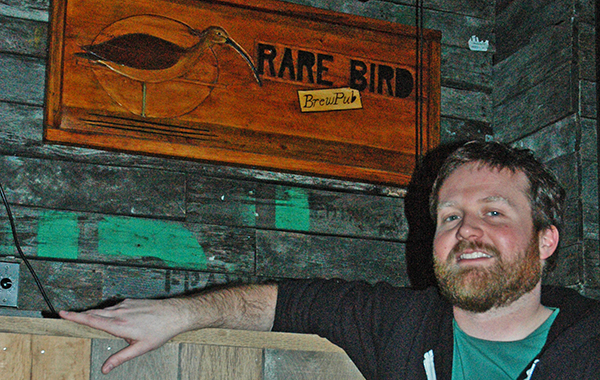 Nate Crane of Rare Bird Brewpub. Photo courtesy of Traverse City Tourism.