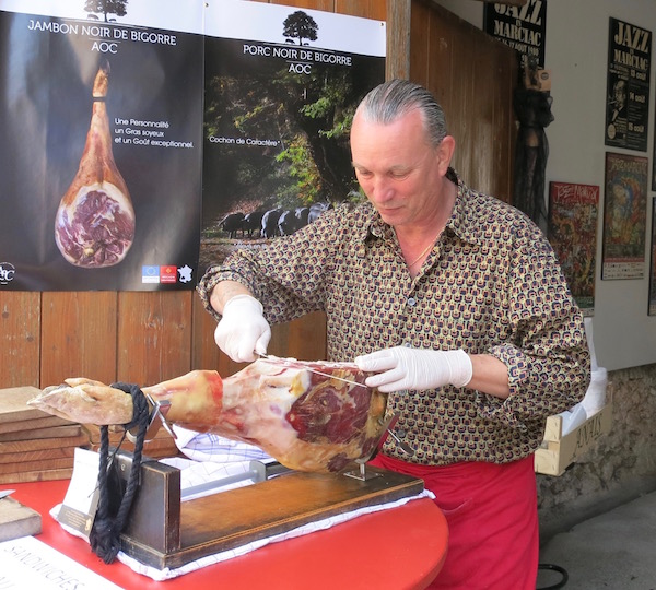 Magical Marciac Slicing Pork Noir JGo Restaurant