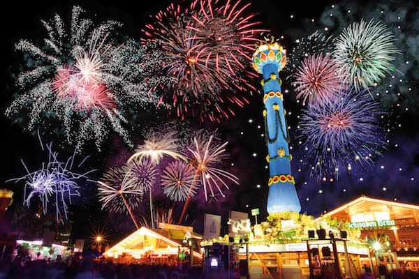 Fireworks at Stuttgart Canstatter Festival