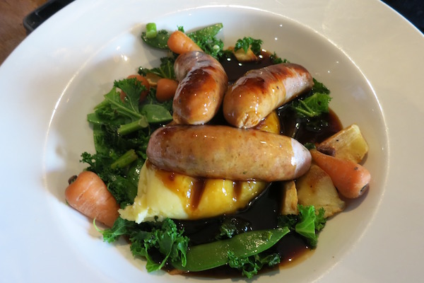 Local Cartmel Sausages at Kings Arms Food Travelist