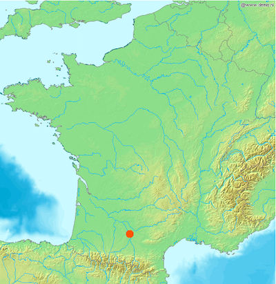 toulouse-france-map