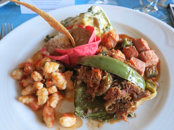 Trio of Machacas Beef Shrimp and Pork at El Cid Marina Food Travelist