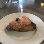 Birthday Scone at the Shorehouse