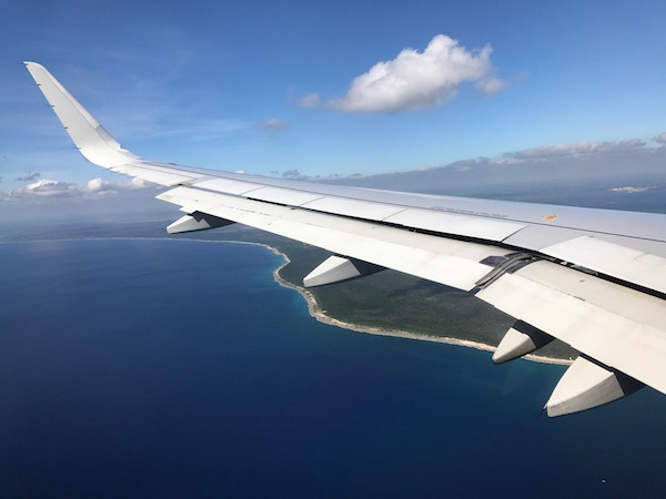 Flying into Cuba