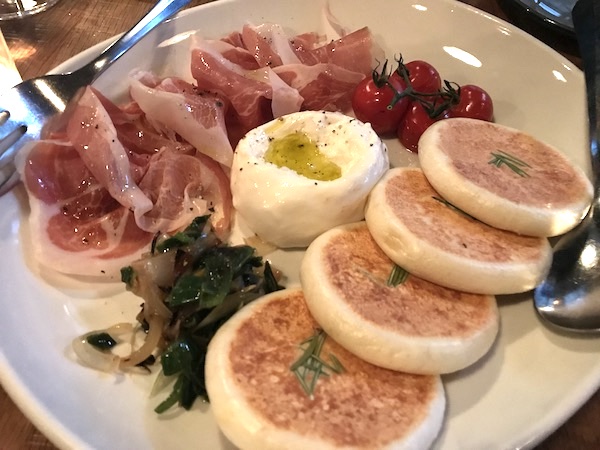 Burrata Plate at Monteverde