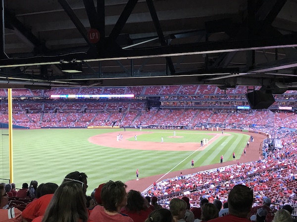 Left Field Porch St. Louis Cardinals Busch Stadium