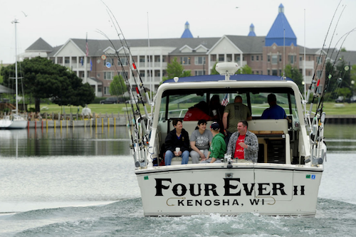 A Great Day Of Lake Michigan Fishing Charters