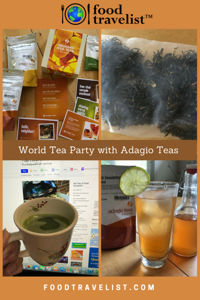 World Tea Party with Adagio Teas Pin Food Travelist