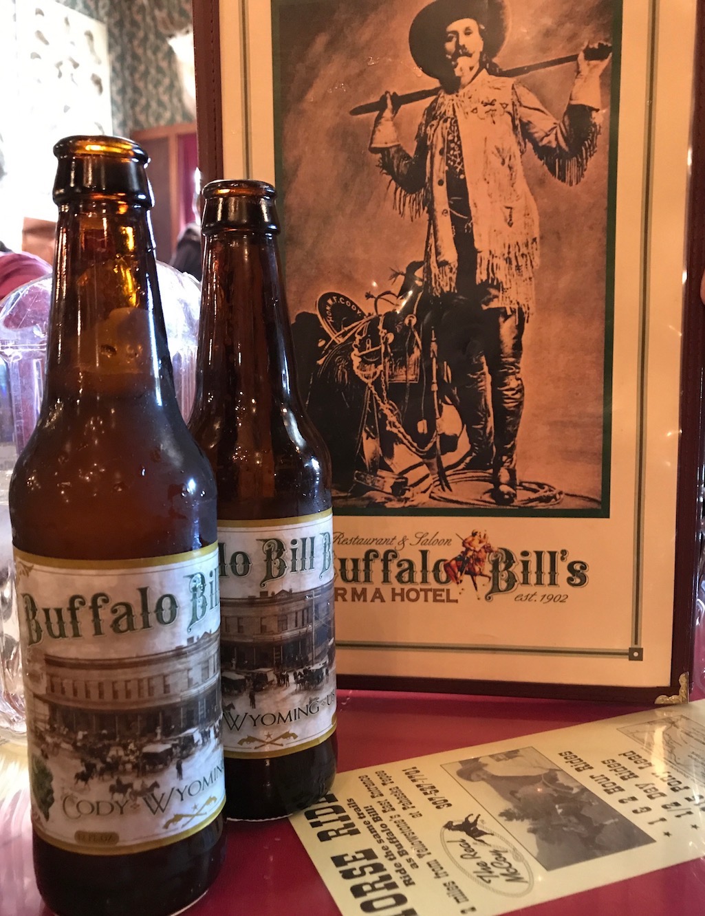 Cody Irma Bar and Restaurant Buffalo Bill Beer