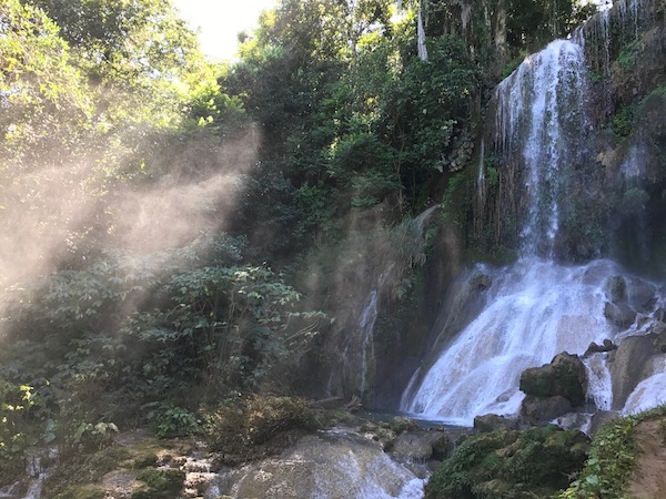 El Nicho Waterfalls