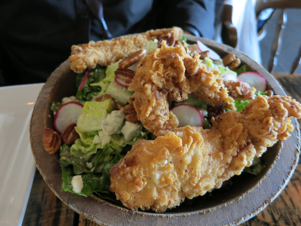 Fried chicken salad at Stillwaters Tavern in St. Petersburg Florida