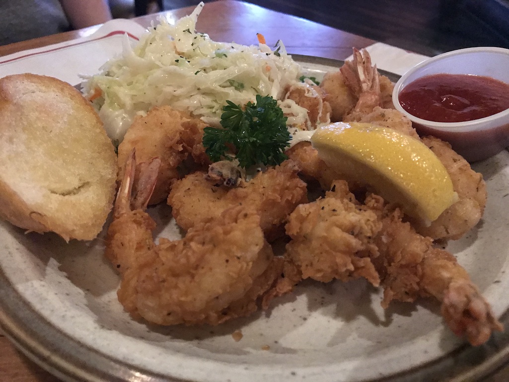 Fried shrimp at Fourth Street Grill in St. Petersburg Florida