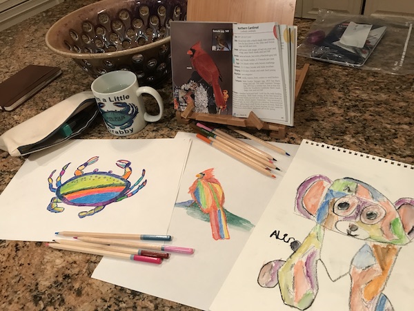 Rainbow drawings