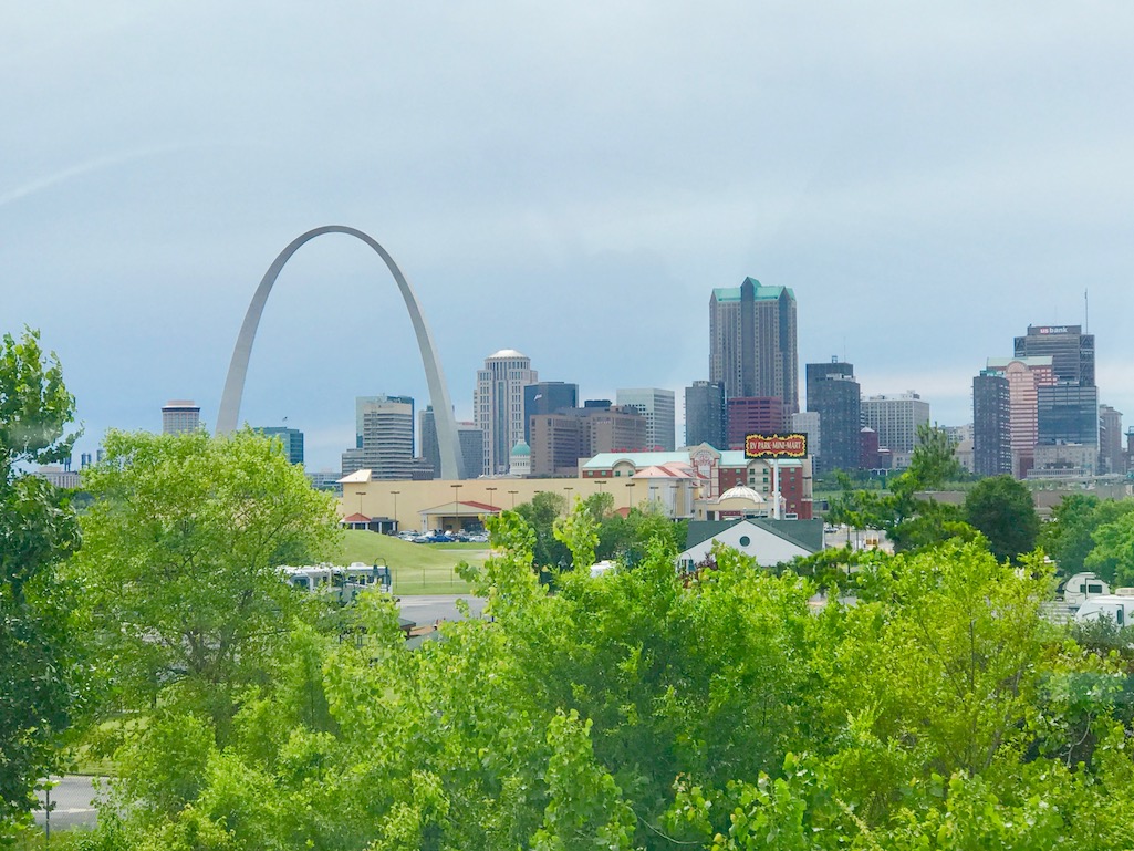 Arriving in St. Louis