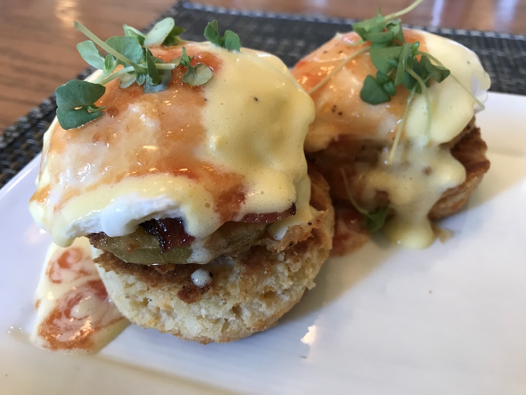 Eggs Benedict at the Union Station Hotel restaurant