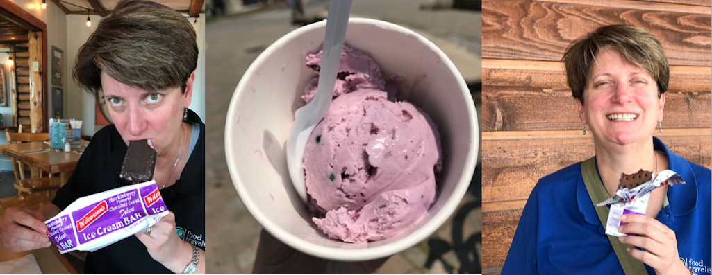 Wilcoxon's Huckleberry Ice Cream Montana