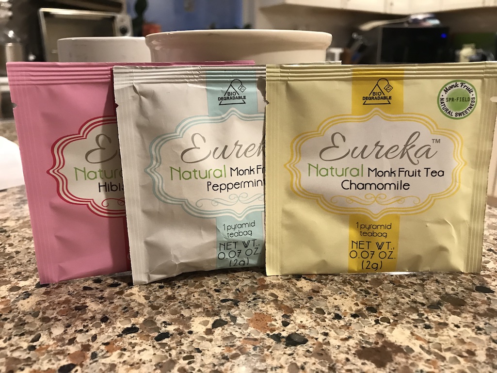 Eureka Organic tea with monk fruit