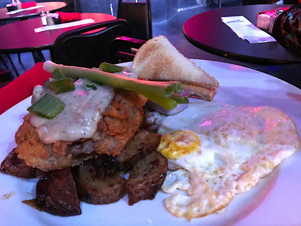 Chicken Fried Steak at The Boom Gospel Brunch