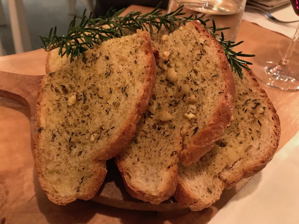 Garlic Bread at the Luz Houses Portugal