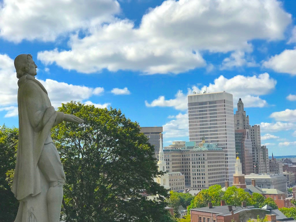 Roger Williams Overlooking Providence