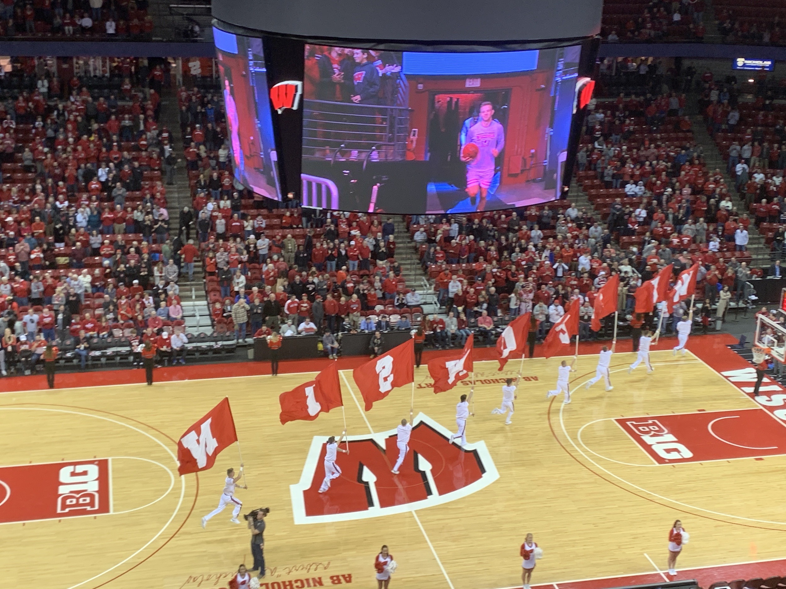 UW Madison Badgers Basketball at Kohl Center